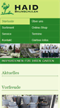 Mobile Screenshot of baumschule-haid.de